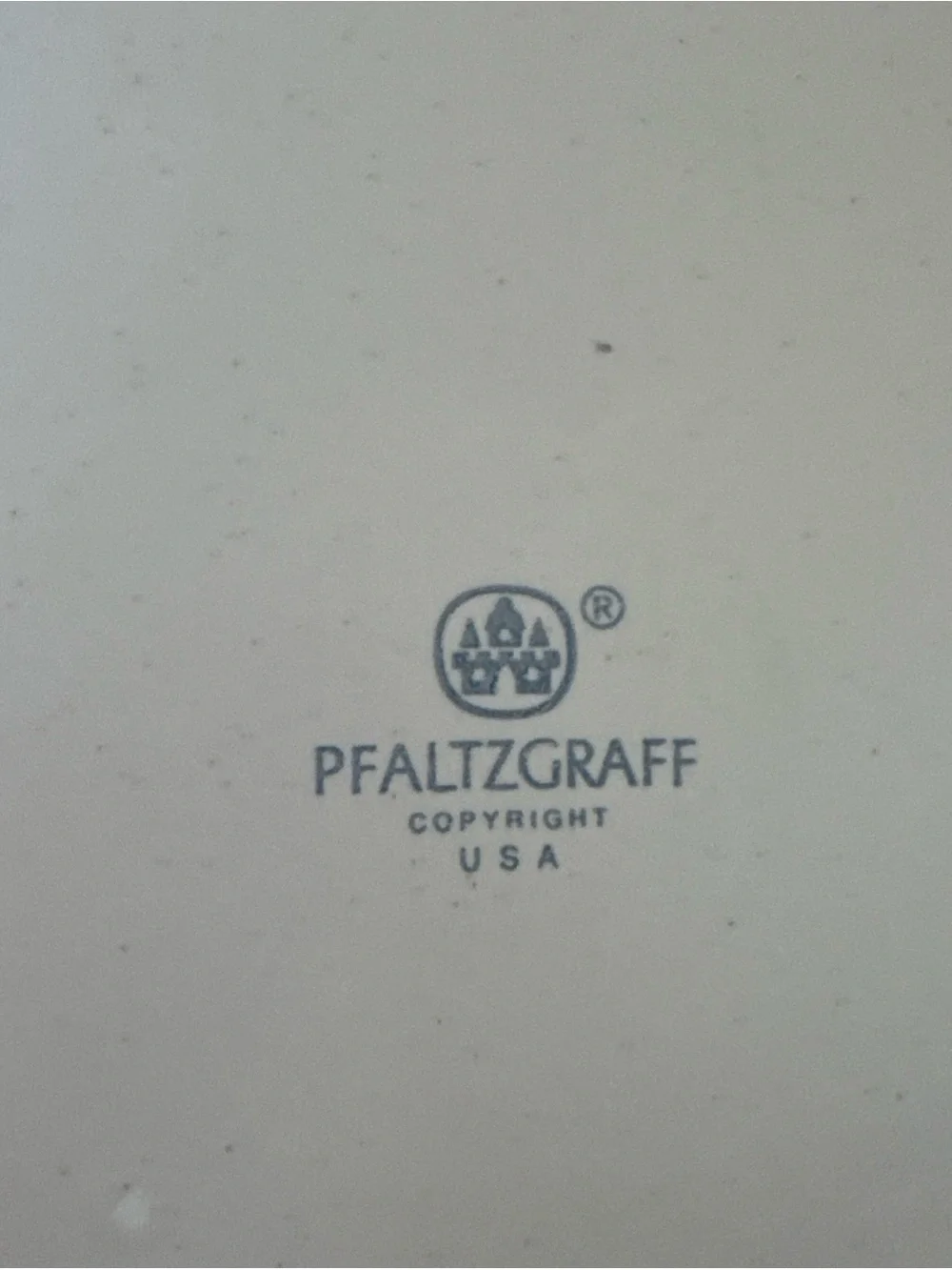 Pfaltzgraff Remembrance USA Stoneware 10.25